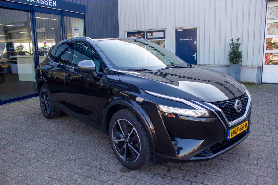 Nissan QASHQAI 1.3 MHEV Business Premium |Prijs rijklaar incl 12 mnd garantie| Panodak Elek Klep 360 Camera Lmv 19" HUD Navi