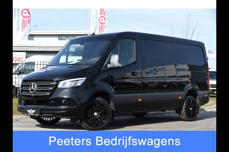 Mercedes-Benz Sprinter 316 2.2 CDI L2H1 Black Edition MARGE! 360 Camera, Cruise, Carplay, 164PK, Mbux, LED, Stoelverwarming, Uniek!