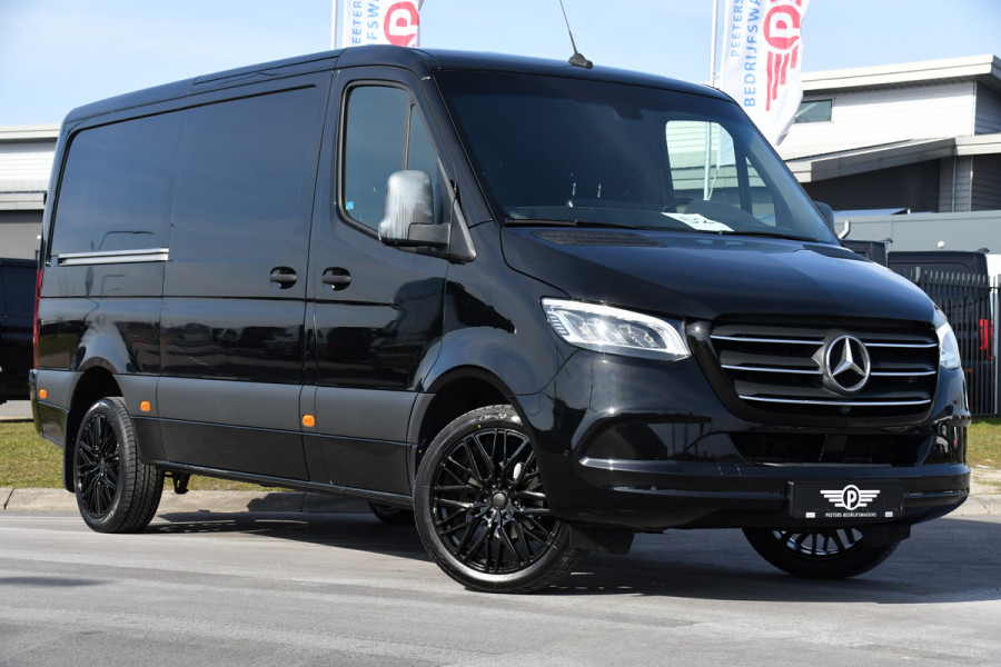 Mercedes-Benz Sprinter 316 2.2 CDI L2H1 Black Edition MARGE! 360 Camera, Cruise, Carplay, 164PK, Mbux, LED, Stoelverwarming, Uniek!