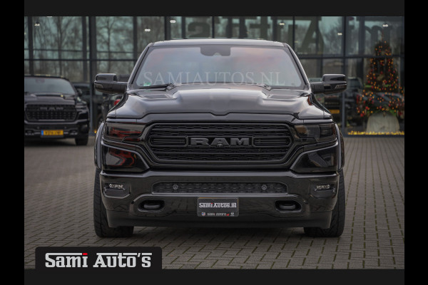 Dodge Ram 1500 BLACK BEAST | WIDE BODY | TOP STAAT | 5.7 V8 4x4 402 PK | LIMITED NIGHT EDITION | RAM VOL OPTIES | MWK | HUD | LUCHTVERING | PANO | BREDE WIELEN |