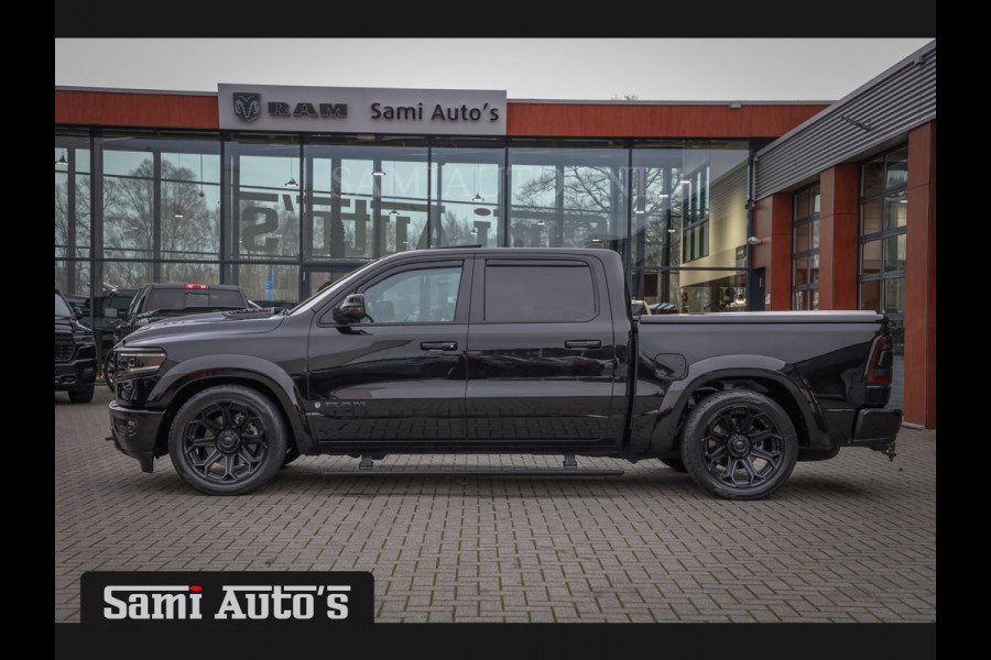 Dodge Ram 1500 BLACK BEAST | WIDE BODY | TOP STAAT | 5.7 V8 4x4 402 PK | LIMITED NIGHT EDITION | RAM VOL OPTIES | MWK | HUD | LUCHTVERING | PANO | BREDE WIELEN |