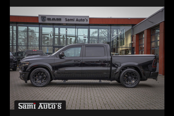 Dodge Ram 1500 BLACK BEAST | WIDE BODY | TOP STAAT | 5.7 V8 4x4 402 PK | LIMITED NIGHT EDITION | RAM VOL OPTIES | MWK | HUD | LUCHTVERING | PANO | BREDE WIELEN |