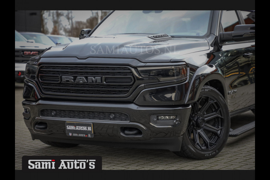 Dodge Ram 1500 BLACK BEAST | WIDE BODY | TOP STAAT | 5.7 V8 4x4 402 PK | LIMITED NIGHT EDITION | RAM VOL OPTIES | MWK | HUD | LUCHTVERING | PANO | BREDE WIELEN |