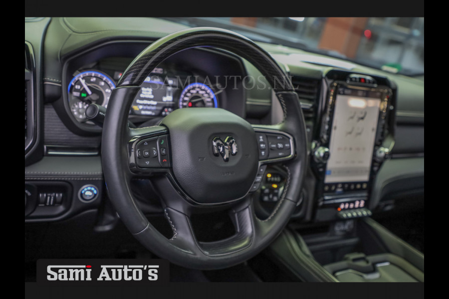 Dodge Ram 1500 BLACK BEAST | WIDE BODY | TOP STAAT | 5.7 V8 4x4 402 PK | LIMITED NIGHT EDITION | RAM VOL OPTIES | MWK | HUD | LUCHTVERING | PANO | BREDE WIELEN |