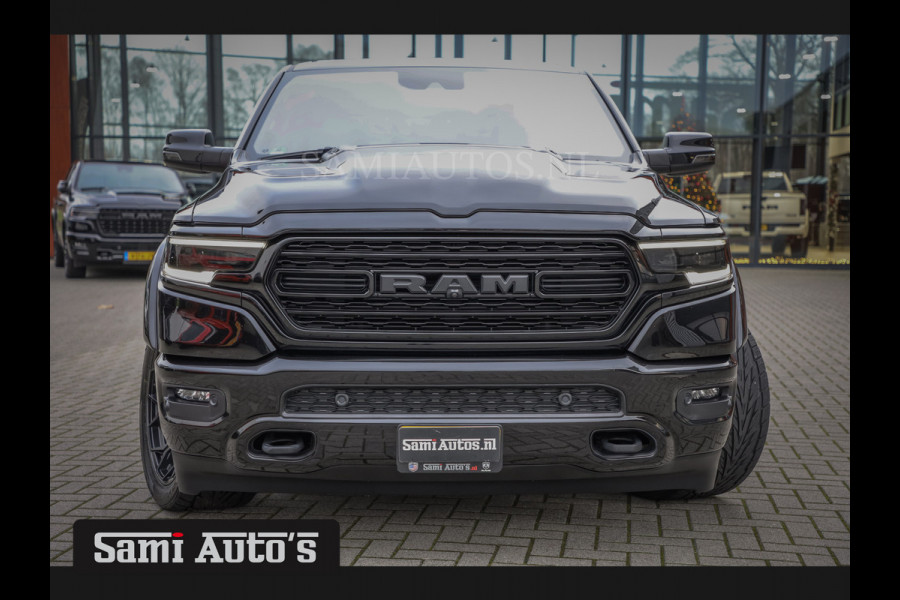 Dodge Ram 1500 BLACK BEAST | WIDE BODY | TOP STAAT | 5.7 V8 4x4 402 PK | LIMITED NIGHT EDITION | RAM VOL OPTIES | MWK | HUD | LUCHTVERING | PANO | BREDE WIELEN |