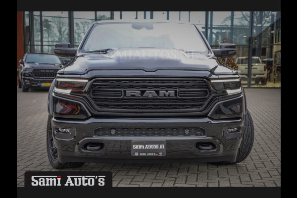 Dodge Ram 1500 BLACK BEAST | WIDE BODY | TOP STAAT | 5.7 V8 4x4 402 PK | LIMITED NIGHT EDITION | RAM VOL OPTIES | MWK | HUD | LUCHTVERING | PANO | BREDE WIELEN |