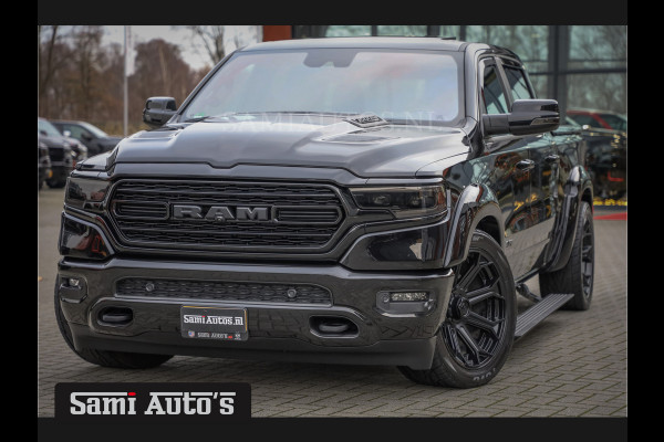 Dodge Ram 1500 BLACK BEAST | WIDE BODY | TOP STAAT | 5.7 V8 4x4 402 PK | LIMITED NIGHT EDITION | RAM VOL OPTIES | MWK | HUD | LUCHTVERING | PANO | BREDE WIELEN |