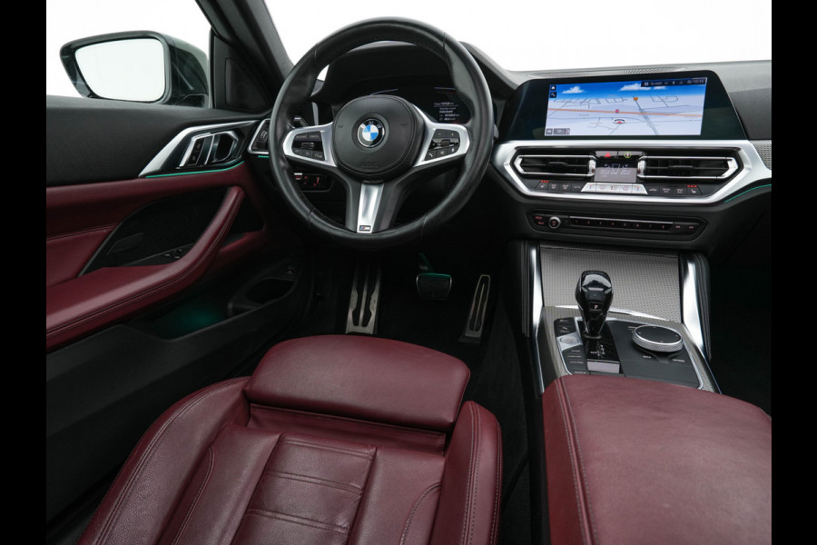 BMW 4 Serie Coupé 420i High Executive M-Sport-Pack Aut. *PANO | LASER-LED | VERNASCA-LEATHER | DIGI-COCKPIT | CAMERA | HIFI-SOUND | SPORT-SEATS | NAVI-FULLMAP | AMBIENT-LIGHT | ECC | CARPLAY | PDC | CRUISE | 19''ALU *