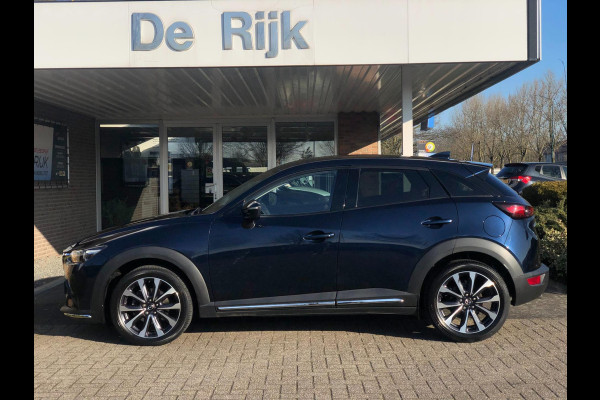 Mazda CX-3 2.0 SkyActiv-G 120 GT-M | Half leder, Navi, Camera, Cruise, Keyless, 18'' LMV | Dealeronderhouden |