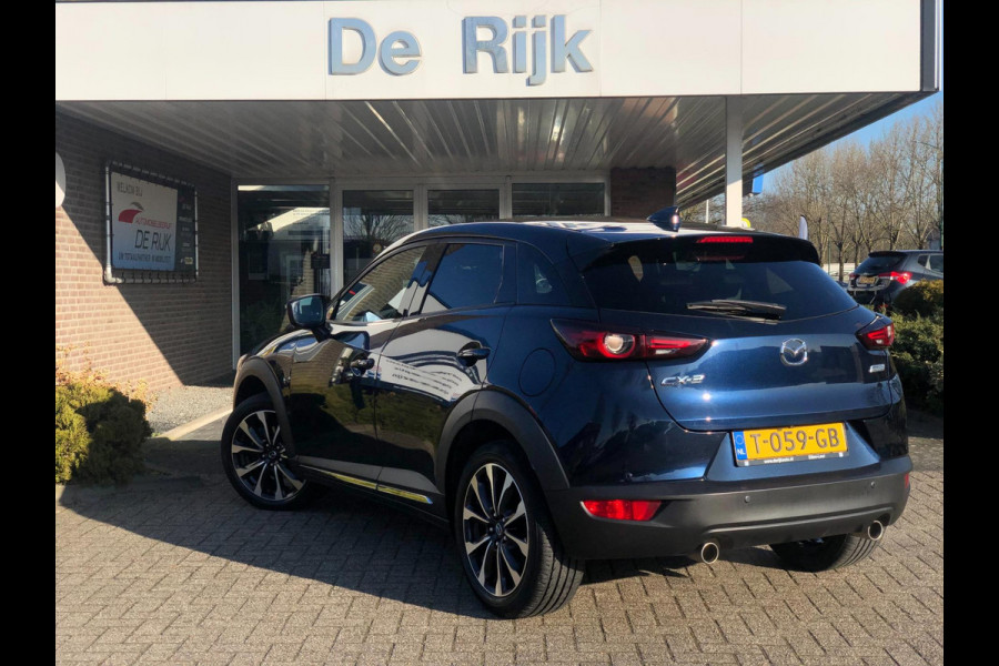 Mazda CX-3 2.0 SkyActiv-G 120 GT-M | Half leder, Navi, Camera, Cruise, Keyless, 18'' LMV | Dealeronderhouden |