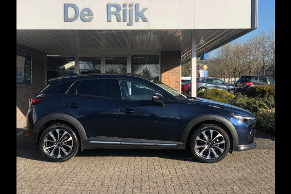 Mazda CX-3 2.0 SkyActiv-G 120 GT-M | Half leder, Navi, Camera, Cruise, Keyless, 18'' LMV | Dealeronderhouden |