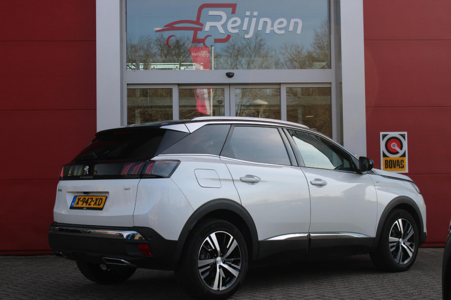 Peugeot 3008 1.2 136PK Hybrid GT | 360° CAMERA | NAVIGATIE | ADAPTIVE CRUISE CONTROL | APPLE CARPLAY/ANDROID AUTO | CLIMATE CONTROL | 18" LICHTMETALEN VELGEN | DODEHOEK DETECTIE | KEYLESS ENTRY/START | FULL LED KOPLAMPEN | PARKEERSENSOREN VOOR EN ACHTER | DAB+ RADIO | LANE ASSIST |