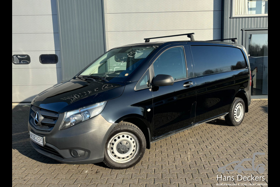 Mercedes-Benz Vito L1 Zwart Compact 111CDI Trekhaak Airco Stoelverwarming