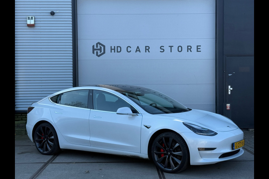 Tesla Model 3 Performance AWD 75 kWh 462PK 86% SOH