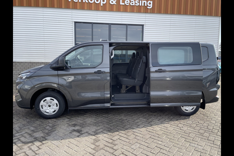 Ford Transit Custom 320 2.0 TDCI L2H1 Trend originele Ford DC 5 persoons / vaste prijs rijklaar € 43.950 ex btw / lease vanaf € / dubbele schuifdeur links rechts / stoelverwarming / trekhaak !