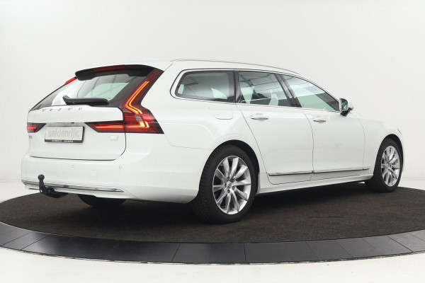 Volvo V90 2.0 T8 Recharge AWD Inscription | Leder | Adaptive cruise | Trekhaak | Camera | Stoel & stuurverwarming | Carplay | Side Assist | Memory | Navigatie | PHEV