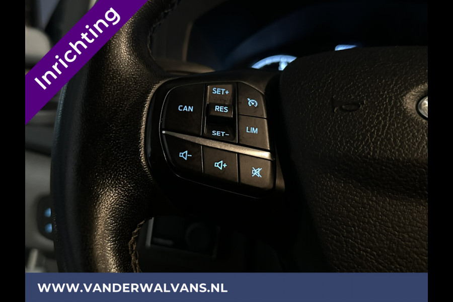 Ford Transit Custom 2.0 TDCI 131pk L1H1 inrichting Euro6 Airco | Camera | LED | Apple Carplay | Cruisecontrol Parkeersensoren, Bijrijdersbank, 2500kg trekvermogen, stoelverwarming, verwarmde voorruit