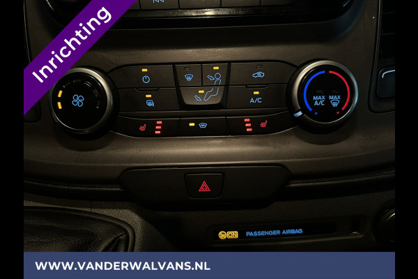 Ford Transit Custom 2.0 TDCI 131pk L1H1 inrichting Euro6 Airco | Camera | LED | Apple Carplay | Cruisecontrol Parkeersensoren, Bijrijdersbank, 2500kg trekvermogen, stoelverwarming, verwarmde voorruit