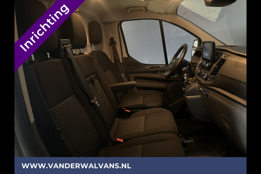 Ford Transit Custom 2.0 TDCI 131pk L1H1 inrichting Euro6 Airco | Camera | LED | Apple Carplay | Cruisecontrol Parkeersensoren, Bijrijdersbank, 2500kg trekvermogen, stoelverwarming, verwarmde voorruit