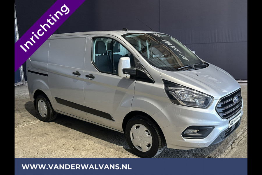 Ford Transit Custom 2.0 TDCI 131pk L1H1 inrichting Euro6 Airco | Camera | LED | Apple Carplay | Cruisecontrol Parkeersensoren, Bijrijdersbank, 2500kg trekvermogen, stoelverwarming, verwarmde voorruit