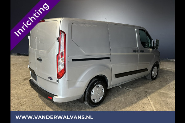 Ford Transit Custom 2.0 TDCI 131pk L1H1 inrichting Euro6 Airco | Camera | LED | Apple Carplay | Cruisecontrol Parkeersensoren, Bijrijdersbank, 2500kg trekvermogen, stoelverwarming, verwarmde voorruit