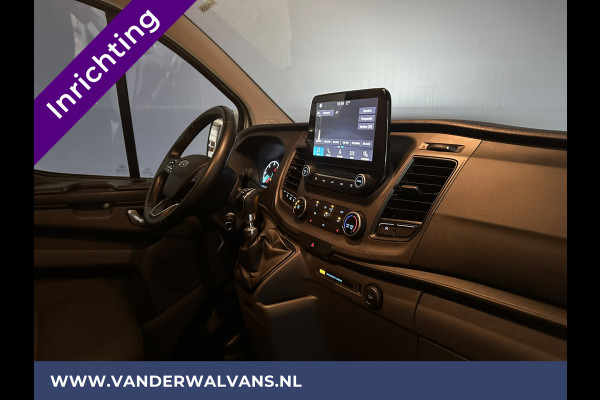 Ford Transit Custom 2.0 TDCI 131pk L1H1 inrichting Euro6 Airco | Camera | LED | Apple Carplay | Cruisecontrol Parkeersensoren, Bijrijdersbank, 2500kg trekvermogen, stoelverwarming, verwarmde voorruit