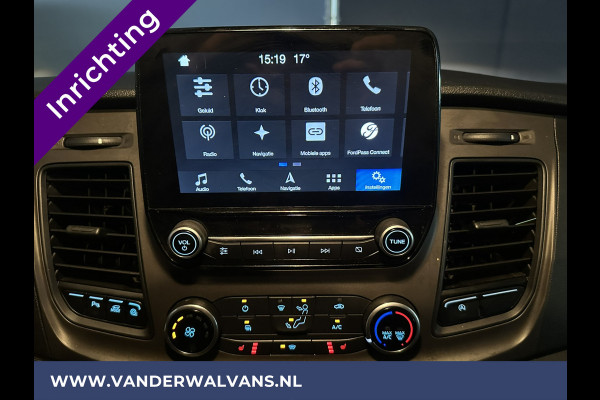 Ford Transit Custom 2.0 TDCI 131pk L1H1 inrichting Euro6 Airco | Camera | LED | Apple Carplay | Cruisecontrol Parkeersensoren, Bijrijdersbank, 2500kg trekvermogen, stoelverwarming, verwarmde voorruit