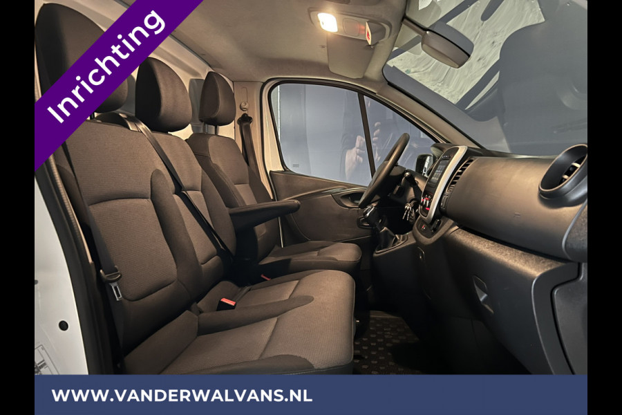 Renault Trafic 2.0 dCi 120pk L2H1 inrichting Euro6 Airco | Omvormer | LED | Camera | Navigatie | Cruisecontrol Trekhaak, Parkeersensoren, Bijrijdersbank