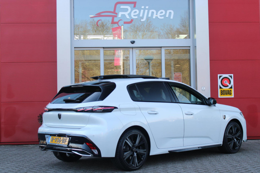 Peugeot 308 1.6 HYbrid 225PK GT PACK BUSINESS | PANORAMISCH SCHUIF/KANTEL DAK | FOCAL AUDIO SYSTEM | LED MATRIX KOPLAMPEN | 360° CAMERA | DRAADLOZE APPLE CARPLAY/ANDROID AUTO | DRAADLOZE TELEFOONLADER | ELEKTRISCH BEDIENBARE BESTUURDERSSTOEL | LEDEREN BEKLEDING | STOEL/STUUR VERWARMING | ADAPTIVE CRUISE CONTROL | KEYLESS ENTRY/START | DODEHOEK DETECTIE |