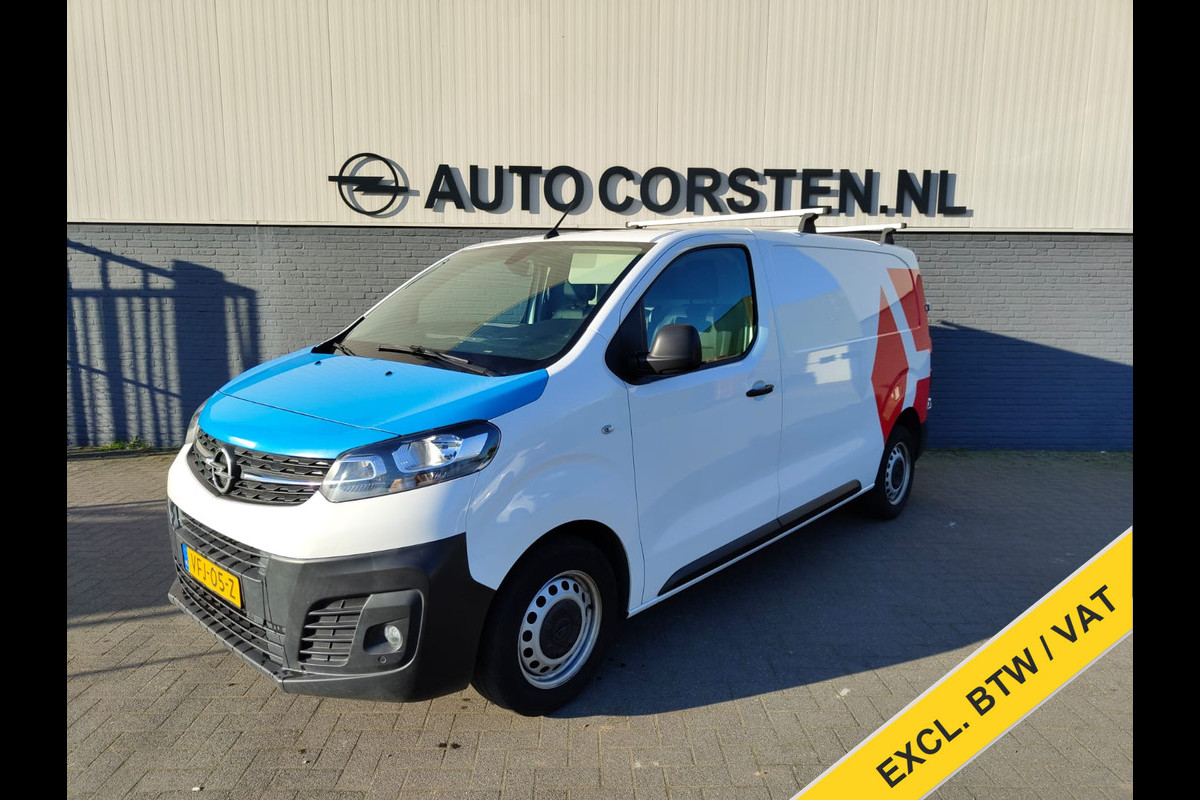 Opel Vivaro 2.0CDTi 123pk L2H1 3-Persoons Navigatie Camera Airco PDC-A+Voor 1/2Leder Climatic Cruise Control Regensensor 2.0 CDTI Betonplex vloer Wandbetimmering 6-bak Dakdragers Elektr. ramen Dakdragers  EURO6  Connect-Navi ESP Edition Euro 6 2e Eigenaar Zeer compleet