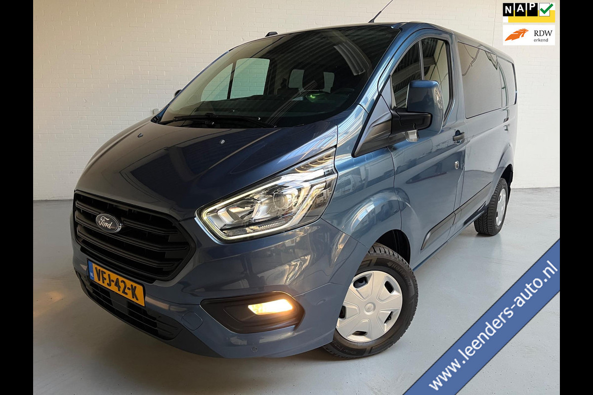 Ford Transit Custom DUBBEL CABINE 5persoons 280 2.0 TDCI L1H1 Trend, Airco, Navigatie, Stoelverwarming, Metallic, RIJKLAARPRIJS!