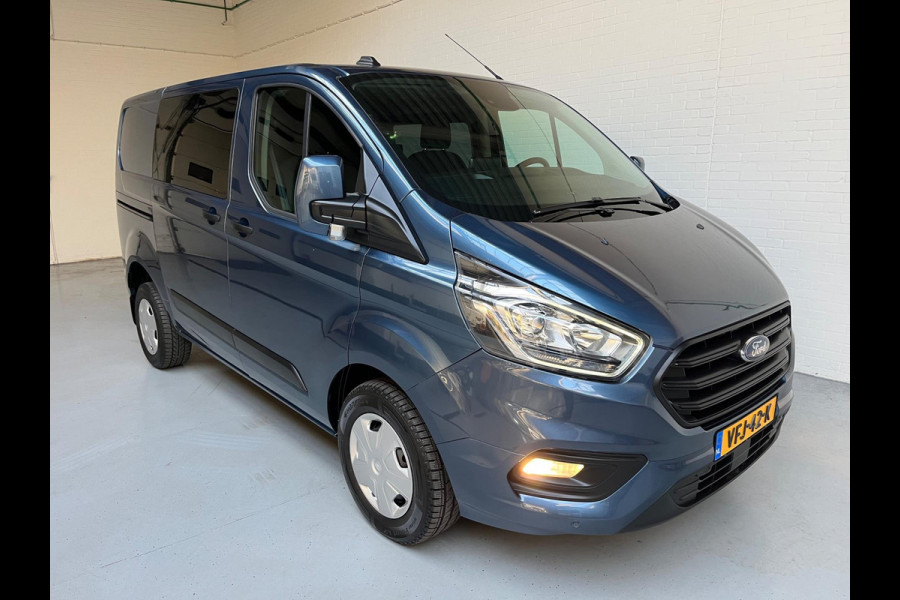 Ford Transit Custom DUBBEL CABINE 5persoons 280 2.0 TDCI L1H1 Trend, Airco, Navigatie, Stoelverwarming, Metallic, RIJKLAARPRIJS!