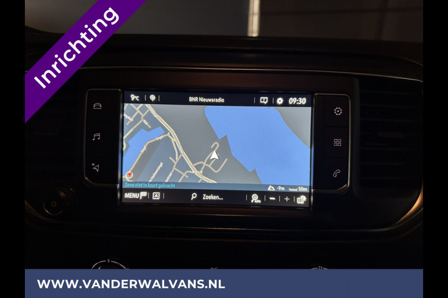 Opel Vivaro 2.0 CDTI 123pk L3H1 inrichting Euro6 Airco | Omvormer | 2500kg Trekhaak | Navigatie | Apple Carplay Android Auto, Cruisecontrol, Parkeersensoren, Bijrijdersbank