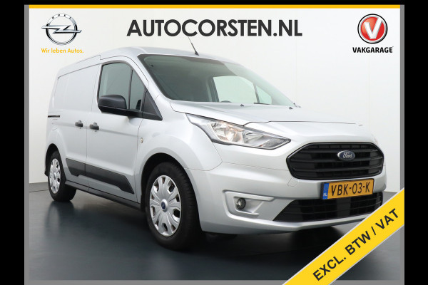 Ford Transit Connect 1.5 EcoBlue L1 Trend 3-Persoons Navi Camera Airco Cruise Control Voorruitverwarming Led Pdc Betonplex Vloer Lat om Lat Betimmering Bluetooth 1e Eigenaar  EURO 6 CH Zeer Compleet