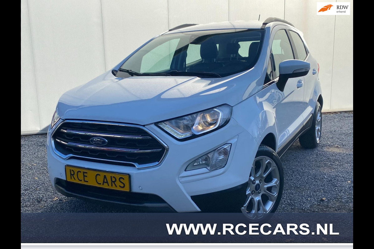 Ford EcoSport 1.0 EcoBoost Titanium| Carplay|Camera|Cruise|D.A.B|Stoel-stuurverw|KM: 16.700 !!!