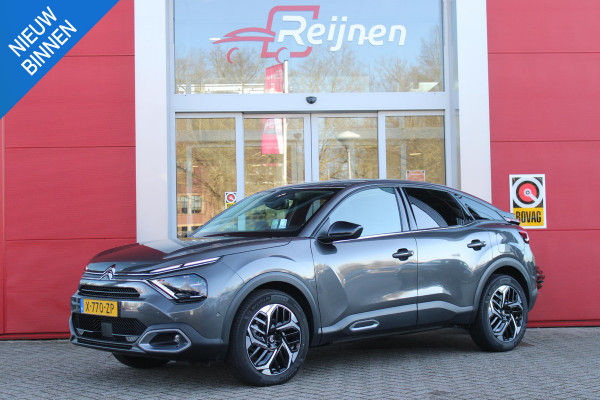 Citroën C4 1.2 130PK MAX | HEAD UP DISPLAY | KEYLESS ENTRY/START | FULL LED KOPLAMPEN | ACHTERUITRIJ CAMERA | NAVIGATIE | DRAADLOZE APPLE CARPLAY/ANDROID AUTO | 18" LICHTMETALEN VELGEN | DAB+ RADIO | DODEHOEK DETECTIE |