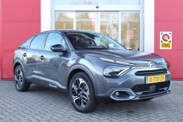 Citroën C4 1.2 130PK MAX | HEAD UP DISPLAY | KEYLESS ENTRY/START | FULL LED KOPLAMPEN | ACHTERUITRIJ CAMERA | NAVIGATIE | DRAADLOZE APPLE CARPLAY/ANDROID AUTO | 18" LICHTMETALEN VELGEN | DAB+ RADIO | DODEHOEK DETECTIE |