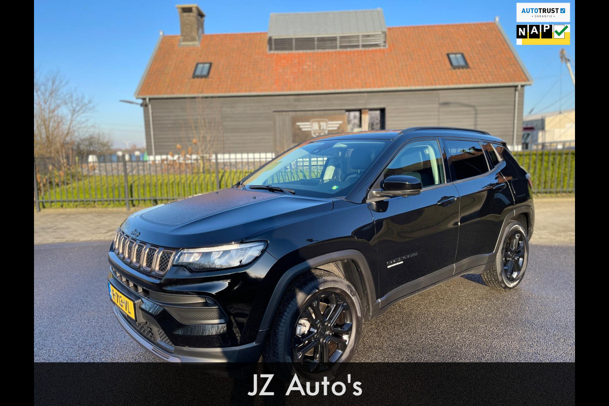 Jeep Compass 4xe 240 Plug-in Hybrid Electric Upland Navigatie Camera Leer Led- Xenon NL Auto Met NAP!!