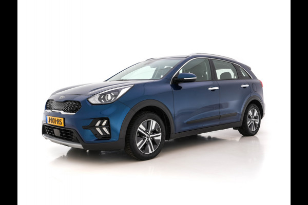 Kia Niro 1.6 GDi Hybrid DynamicLine (INCL-BTW) Aut. *NAVI-FULLMAP | KEYLESS | ADAPTIVE-CRUISE | 1/2-LEATHER | CAMERA | ECC | PDC | LANE-ASSIST | COMFORT-SEATS  | SHIFT-PADDLES | TOWBAR | 16"ALU*