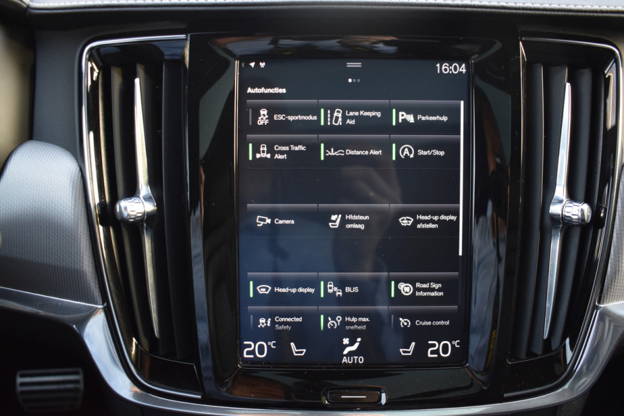 Volvo V90 T4 190PK Automaat Business Sport | H&K | Panodak | ACC | Elektr. stoelen | Leder | Blis | Stuurverwarming