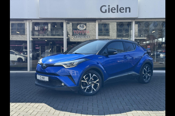 Toyota C-HR 1.8 Hybrid Bi-Tone Plus | JBL, LED, Half Leer/Alcantara, Navigatie, Dodehoekherkenning, Parkeersensoren, Chroom Pakket, Zeer com