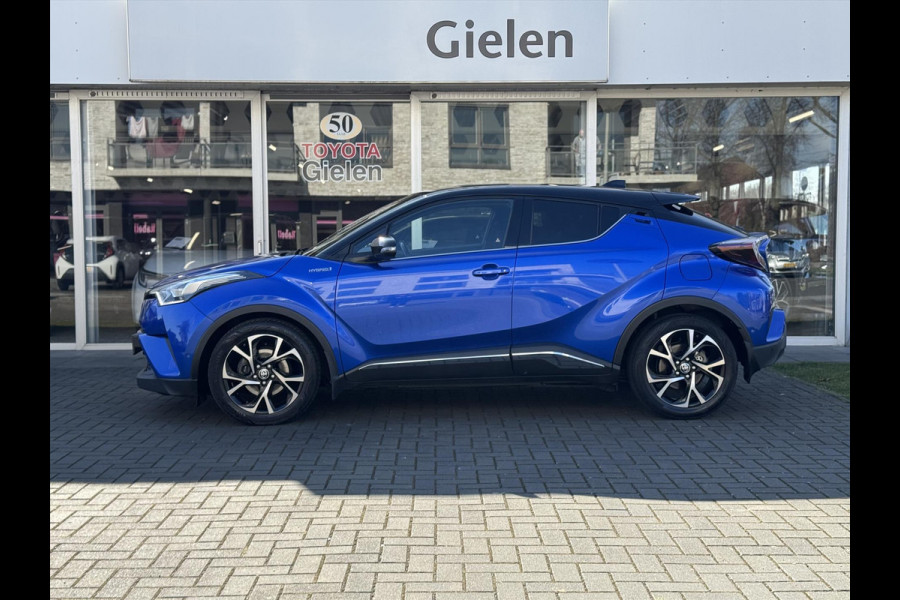 Toyota C-HR 1.8 Hybrid Bi-Tone Plus | JBL, LED, Half Leer/Alcantara, Navigatie, Dodehoekherkenning, Parkeersensoren, Chroom Pakket, Zeer com