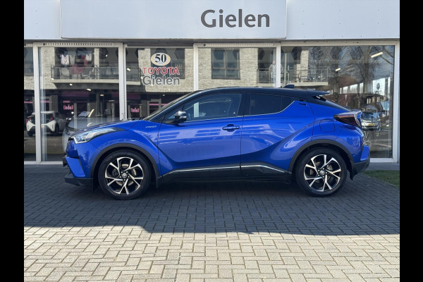 Toyota C-HR 1.8 Hybrid Bi-Tone Plus | JBL, LED, Half Leer/Alcantara, Navigatie, Dodehoekherkenning, Parkeersensoren, Chroom Pakket, Zeer com