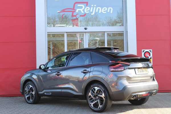 Citroën C4 1.2 130PK MAX | PANORAMISCH SCHUIF/KANTELDAK | HEAD UP DISPLAY | 360° CAMERA | FULL LED KOPLAMPEN | KEYLESS ENTRY/START | DODEHOEK DETECTIE | LICHTMETALEN VELGEN 18" | ADAPTIVE CRUISE CONTROL | STOEL/STUUR/VOORRUIT VERWARMING | ELEKTRISCH BEDIENBARE BESTUURDERSSTOEL | MASSAGE STOELEN | LEDEREN BEKLEDING | DRAADLOZE APPLE CARPLAY/ANDROID AUTO | NAVIGATIE | DRAADLOZE TELEFOONLADER |