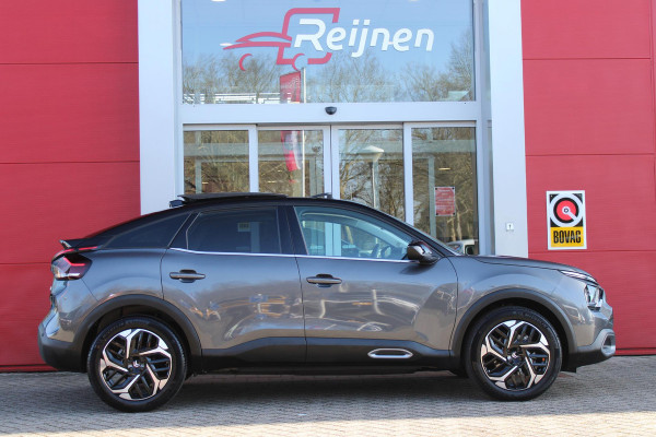 Citroën C4 1.2 130PK MAX | PANORAMISCH SCHUIF/KANTELDAK | HEAD UP DISPLAY | 360° CAMERA | FULL LED KOPLAMPEN | KEYLESS ENTRY/START | DODEHOEK DETECTIE | LICHTMETALEN VELGEN 18" | ADAPTIVE CRUISE CONTROL | STOEL/STUUR/VOORRUIT VERWARMING | ELEKTRISCH BEDIENBARE BESTUURDERSSTOEL | MASSAGE STOELEN | LEDEREN BEKLEDING | DRAADLOZE APPLE CARPLAY/ANDROID AUTO | NAVIGATIE | DRAADLOZE TELEFOONLADER |