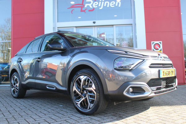 Citroën C4 1.2 130PK MAX | PANORAMISCH SCHUIF/KANTELDAK | HEAD UP DISPLAY | 360° CAMERA | FULL LED KOPLAMPEN | KEYLESS ENTRY/START | DODEHOEK DETECTIE | LICHTMETALEN VELGEN 18" | ADAPTIVE CRUISE CONTROL | STOEL/STUUR/VOORRUIT VERWARMING | ELEKTRISCH BEDIENBARE BESTUURDERSSTOEL | MASSAGE STOELEN | LEDEREN BEKLEDING | DRAADLOZE APPLE CARPLAY/ANDROID AUTO | NAVIGATIE | DRAADLOZE TELEFOONLADER |