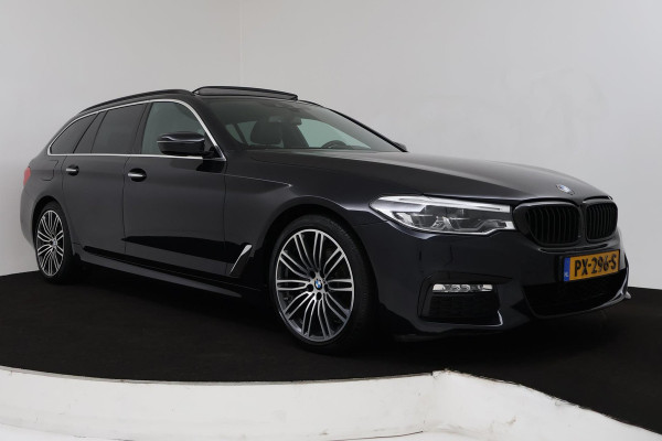 BMW 5 Serie Touring 520i High Executive (PANORAMADAK, STOELVERWARMING, LEER, NAVI, CRUISE, ELEKTR STOEL, DEALER ONDERHOUDEN)