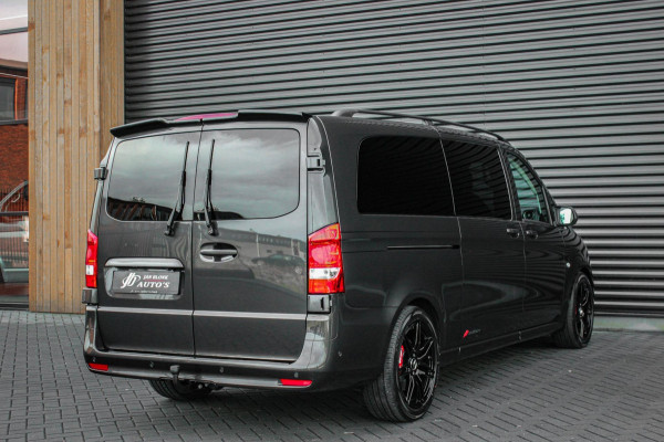 Mercedes-Benz Vito 119 CDI L3 SPORT DUBBEL CABINE / DC / BPM VRIJ / FULL BLACK / 2X SCHUIFDEUREN / AMG / VERLAAGD / APPLE CARPLAY