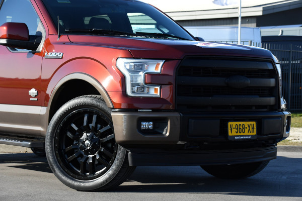 Ford USA F-150 3.5 V6 King Ranch Ecoboost SuperCrew Camera, Cruise, Carplay, 370PK, Automaat, Leder, Stoelverwarming, Navi, Uniek!