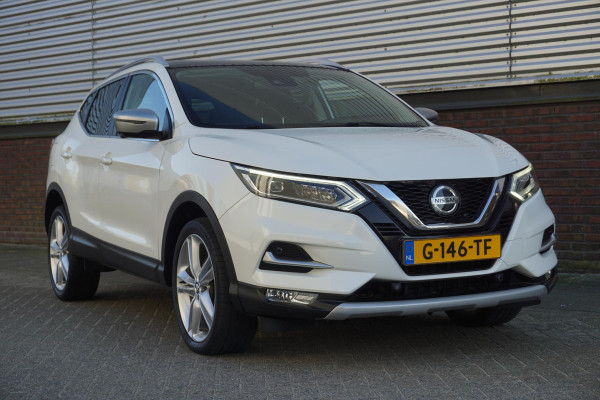 Nissan QASHQAI 1.3 DIG-T 140PK/Led-Koplampen/Panodak/ White Metallic/19Inch.